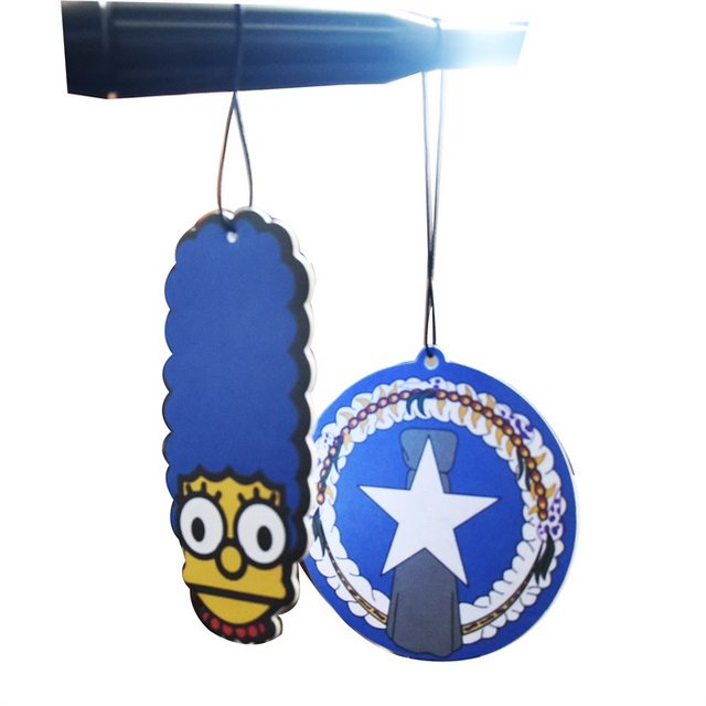 Custom High Quality Die Cut Cmyk Printing Paper Aroma Air Freshener for Car